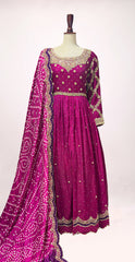 Chundri | Maxi | Hot Pink