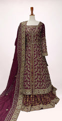 Nishaat | Farshi Lehenga | Magenta