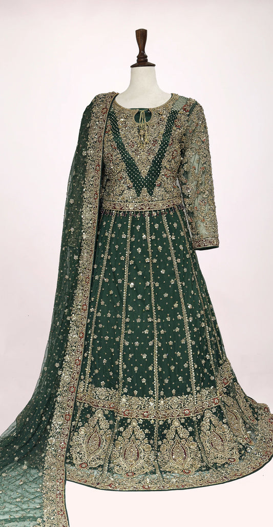 Shehwaar | Maxi | Emerald Green