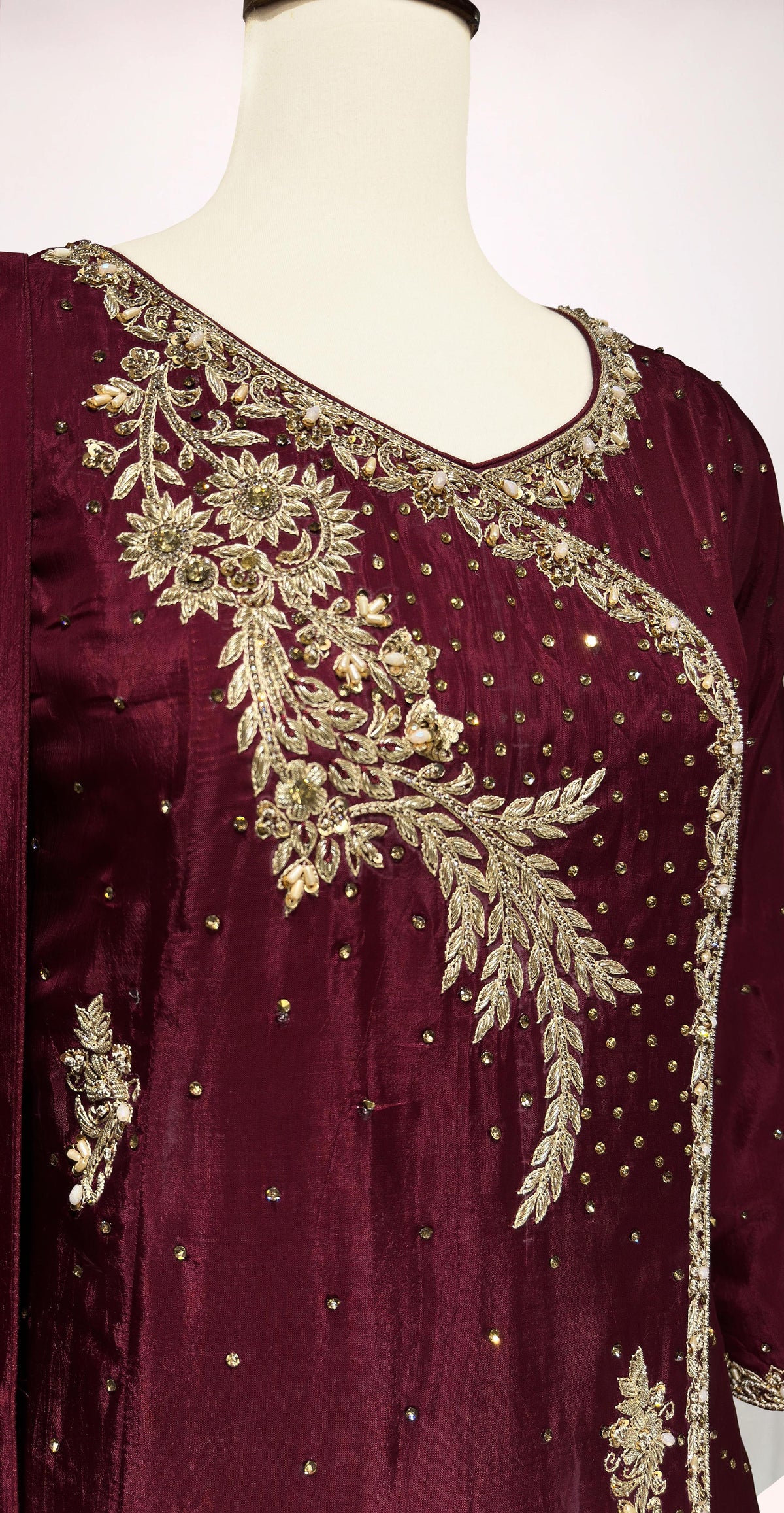 Jahan | Maxi | Maroon