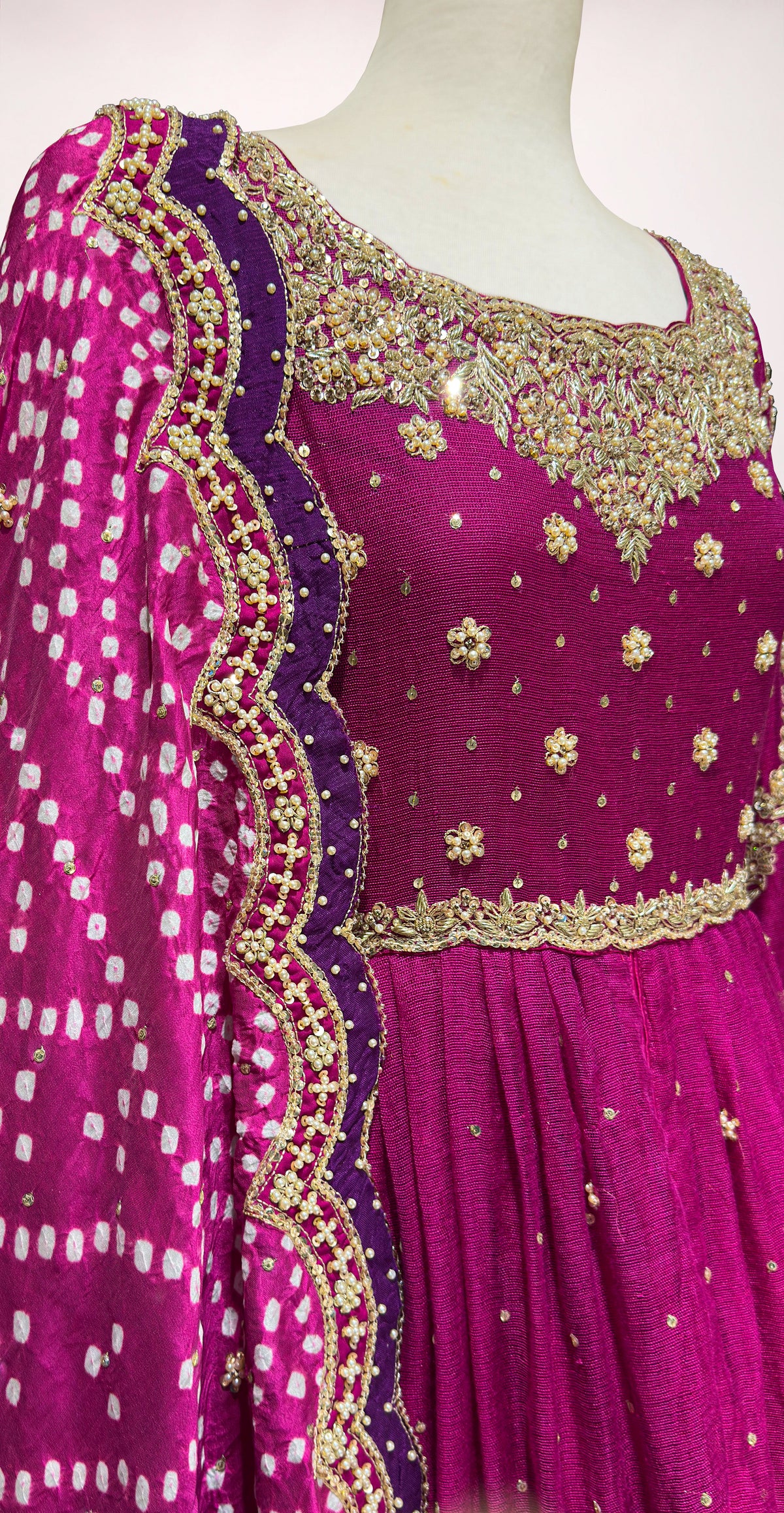 Chundri | Maxi | Hot Pink
