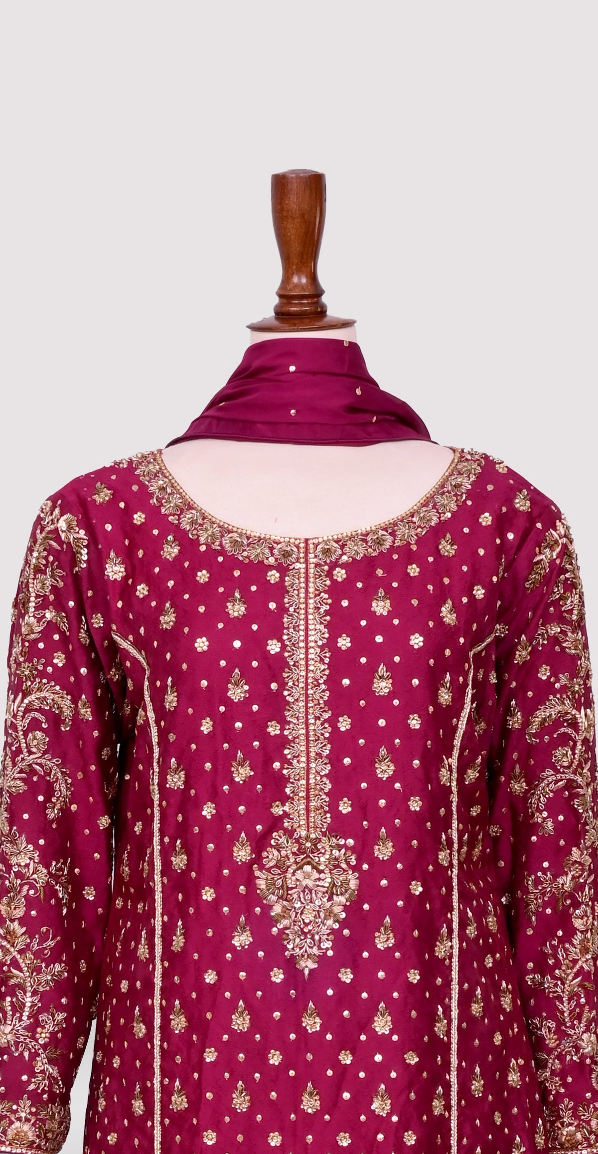Ruby | 3 Piece | Stitched | Ruby Red