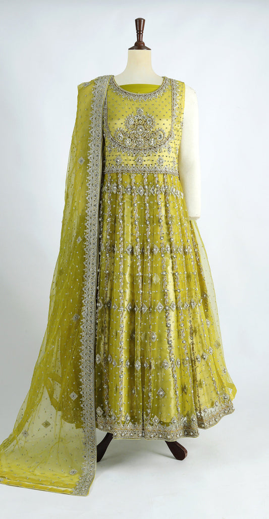 Gul-e-Husn | Maxi | Golden Yellow