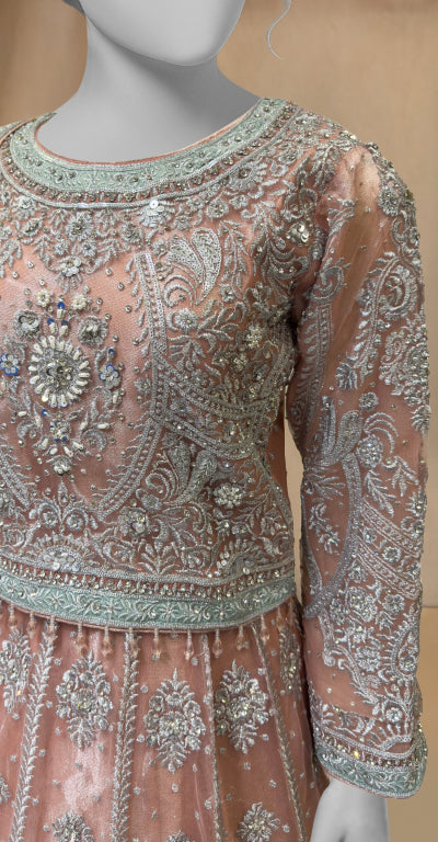 Jazmin | Lehenga | Stitched | Peach