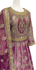 Jazmin | Lehenga | Stitched | Hot Pink
