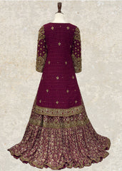 Khaani | Farshi Lehenga | Red