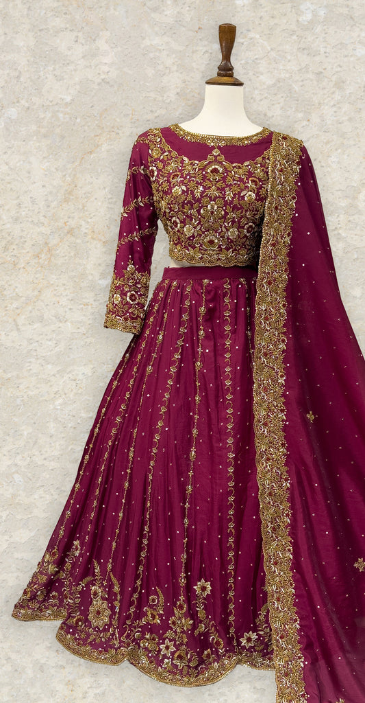 Aashna  | Lehenga | Red