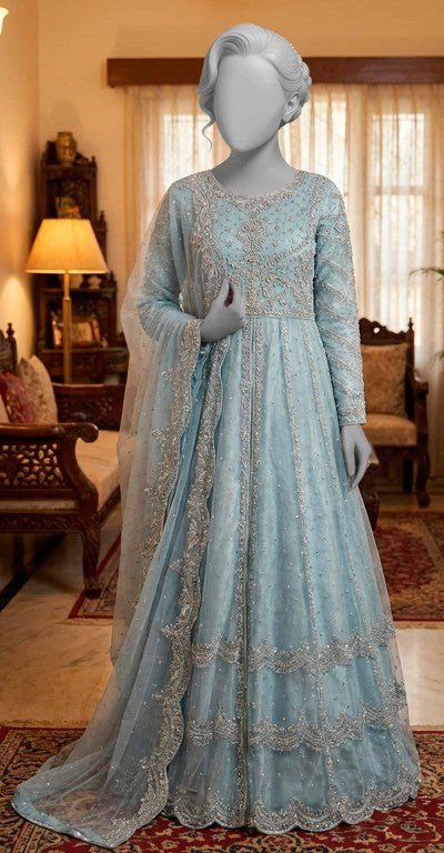 Shanaya | Maxi | Stitched | Sage Green