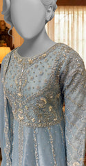 Shanaya | Maxi | Stitched | Ice Blue