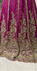 Loera | Lehenga | Ruby Red