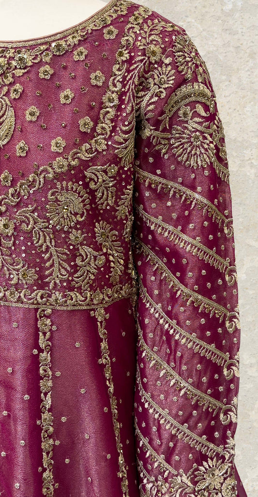 Shanaya | Maxi | Stitched | Hot Pink