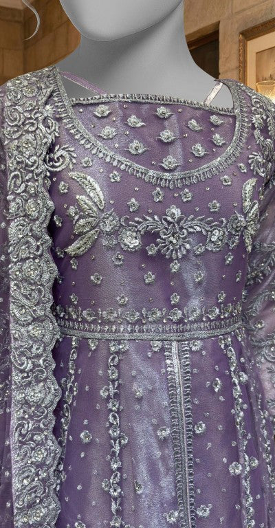 Fariha | Maxi | Stitched | Lavender