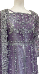 Fariha | Maxi | Stitched | Lavender