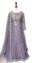 Fariha | Maxi | Stitched | Lavender