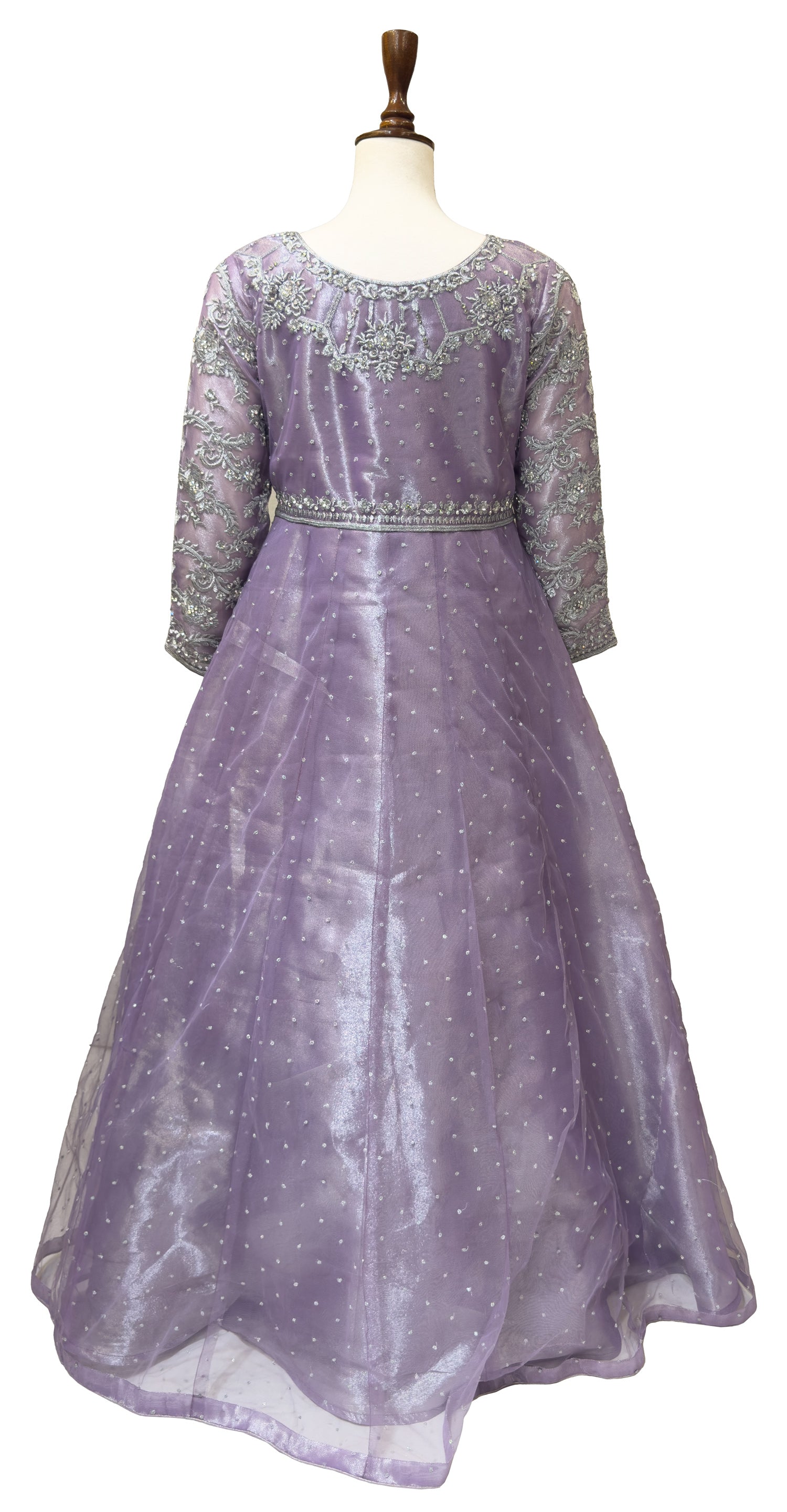 Fariha | Maxi | Stitched | Lavender