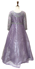 Fariha | Maxi | Stitched | Lavender